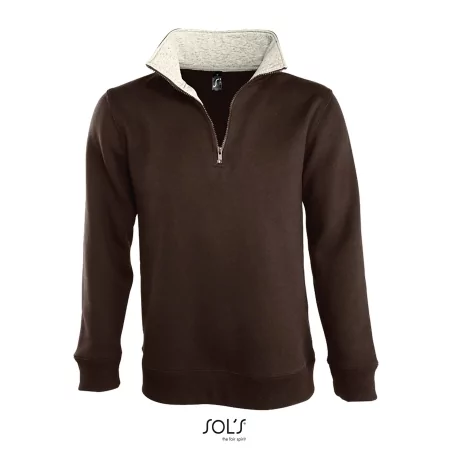 SWEAT-SHIRT HOMME COL CAMIONNEUR (1/4 ZIP)