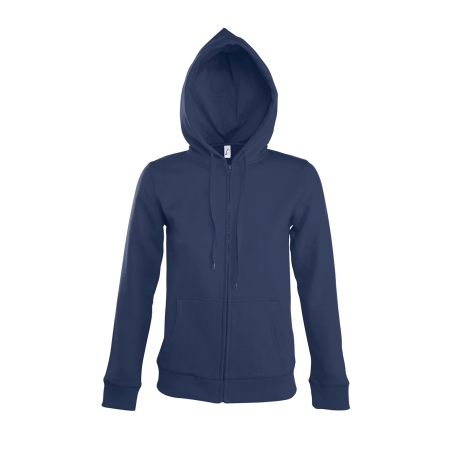 VESTE ZIPPÉE FEMME À CAPUCHE DOUBLÉE