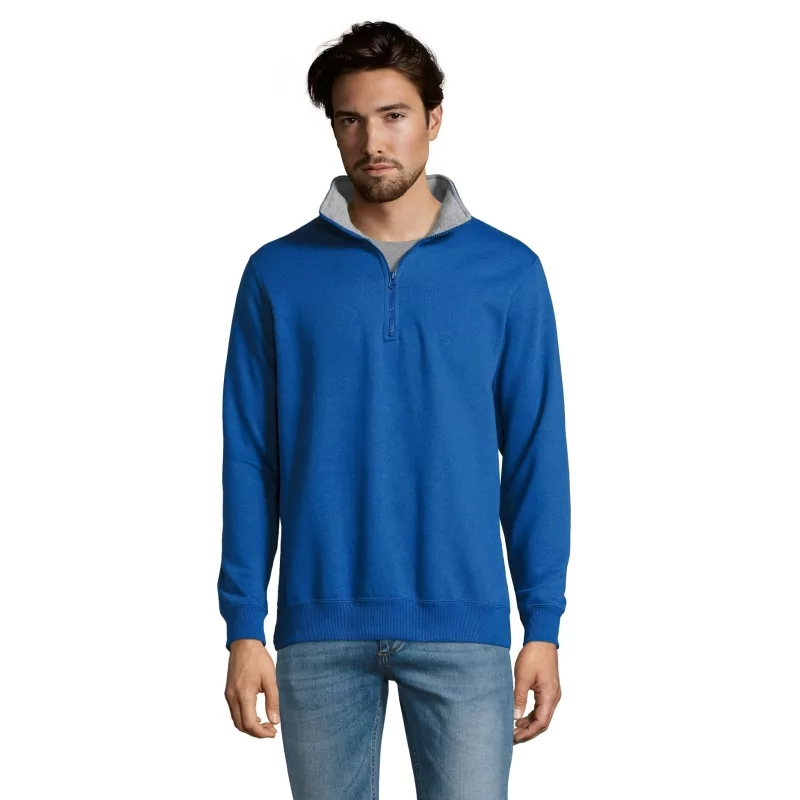 SWEAT-SHIRT HOMME COL CAMIONNEUR (1/4 ZIP)