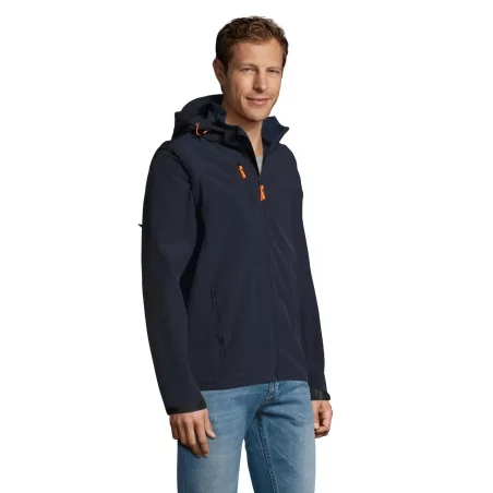 SOFTSHELL CAPUCHE ET MANCHES AMOVIBLES