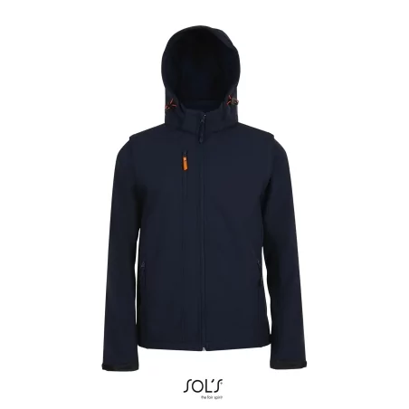 SOFTSHELL CAPUCHE ET MANCHES AMOVIBLES