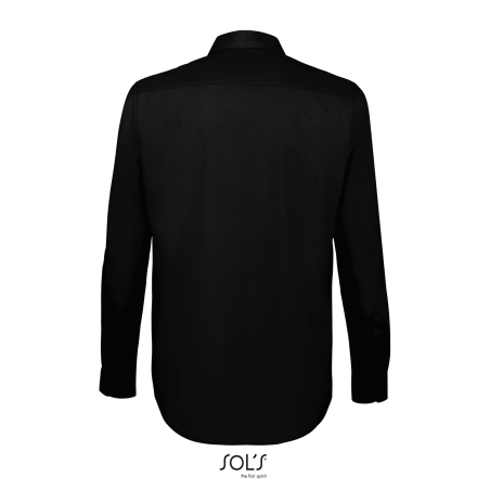 CHEMISE HOMME POPELINE MANCHES LONGUES