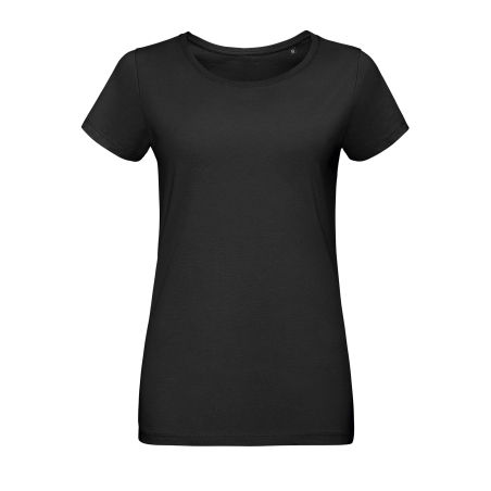 TEE-SHIRT JERSEY COL ROND AJUSTÉ FEMME