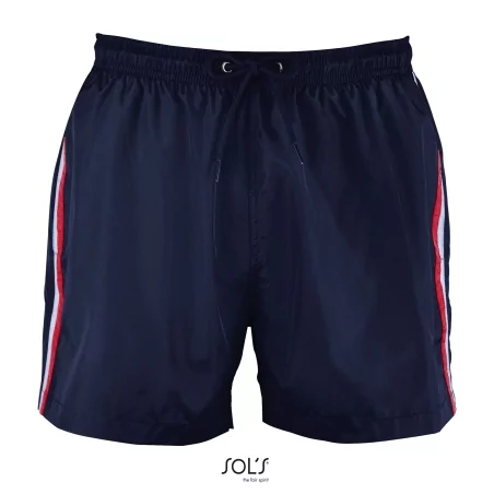 SHORT DE BAIN TRICOLORE HOMME