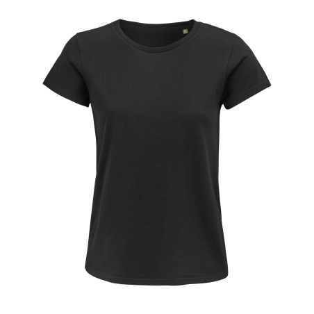 TEE-SHIRT FEMME JERSEY COL ROND AJUSTÉ