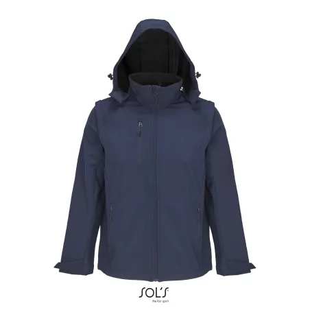 SOFTSHELL CAPUCHE ET MANCHES AMOVIBLES