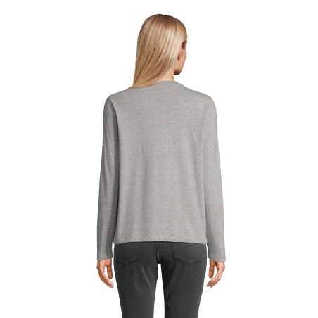 TEE-SHIRT FEMME COL ROND MANCHES LONGUES