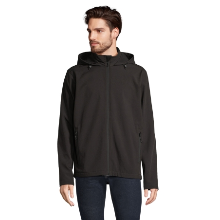 VESTE CAPUCHE SOFTSHELL HOMME