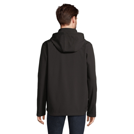 VESTE CAPUCHE SOFTSHELL HOMME