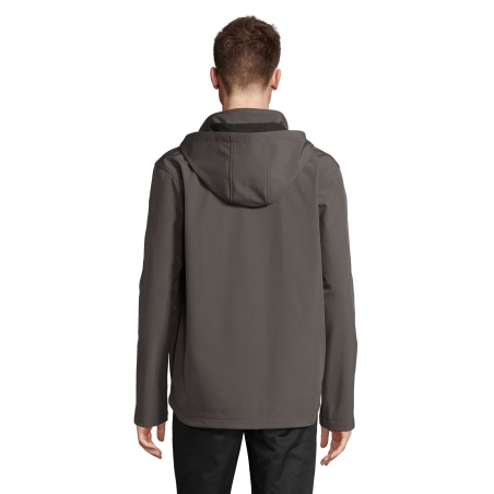 VESTE CAPUCHE SOFTSHELL HOMME