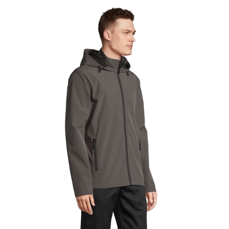 VESTE CAPUCHE SOFTSHELL HOMME