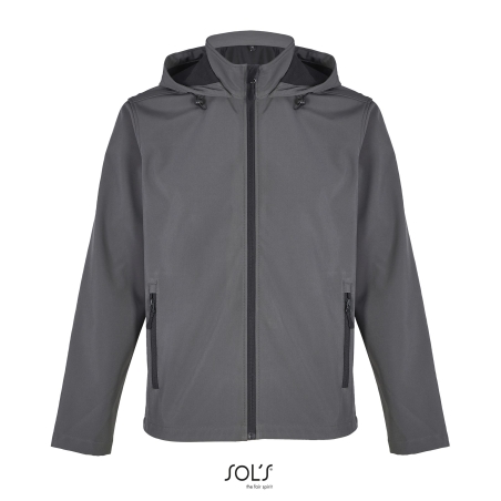 VESTE CAPUCHE SOFTSHELL HOMME