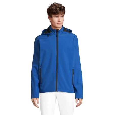 VESTE CAPUCHE SOFTSHELL HOMME