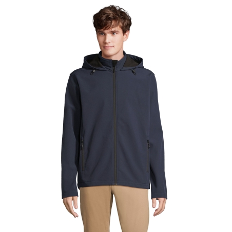 VESTE CAPUCHE SOFTSHELL HOMME