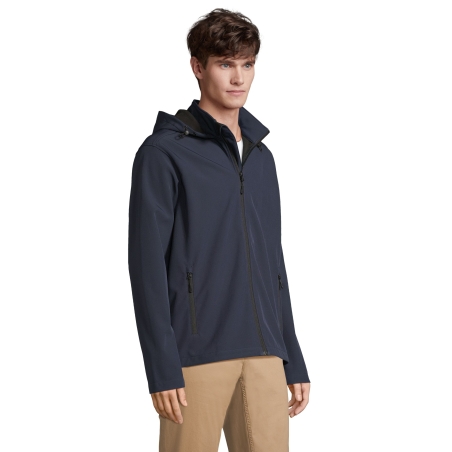 VESTE CAPUCHE SOFTSHELL HOMME