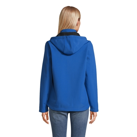 VESTE CAPUCHE SOFTSHELL FEMME