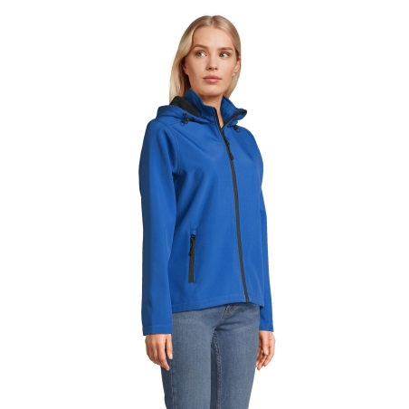 VESTE CAPUCHE SOFTSHELL FEMME