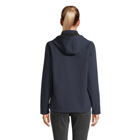 VESTE CAPUCHE SOFTSHELL FEMME