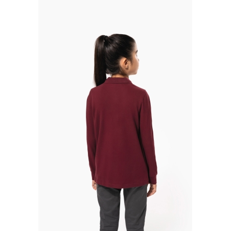 Polo manches longues enfant