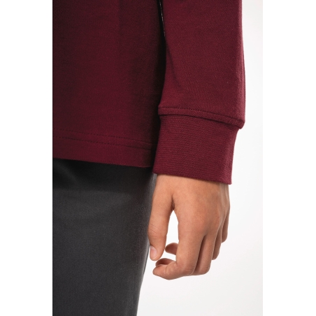 Polo manches longues enfant