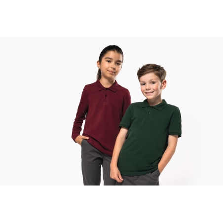 Polo manches longues enfant