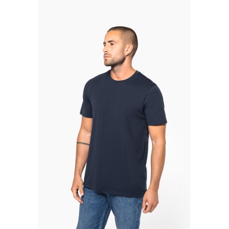 T-shirt col rond manches courtes unisexe