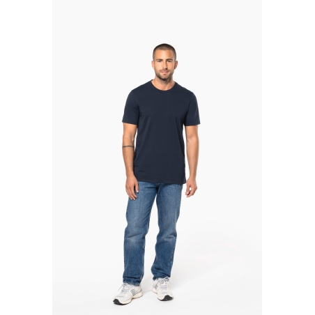 T-shirt col rond manches courtes unisexe