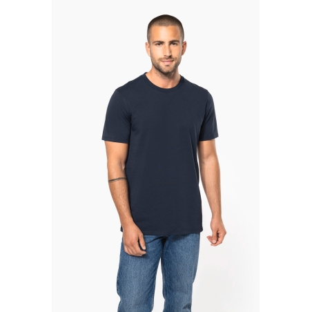 T-shirt col rond manches courtes unisexe