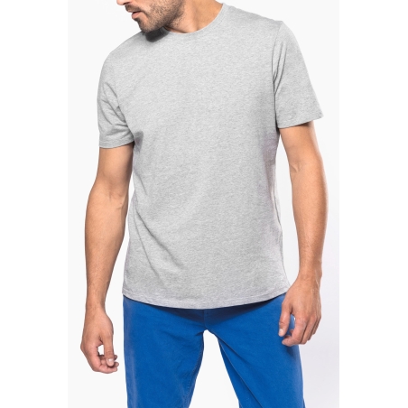 T-shirt col rond manches courtes unisexe