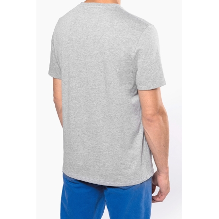 T-shirt col rond manches courtes unisexe