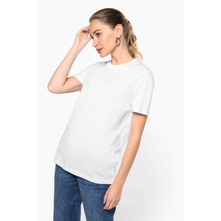 T-shirt col rond manches courtes unisexe