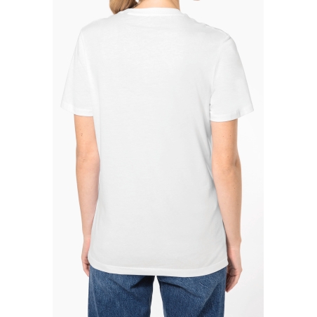 T-shirt col rond manches courtes unisexe