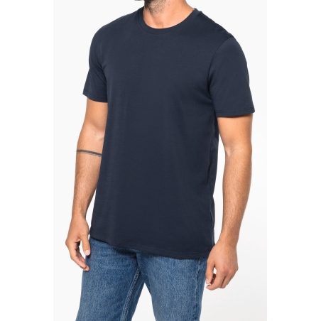 T-shirt col rond manches courtes unisexe