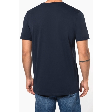 T-shirt col rond manches courtes unisexe
