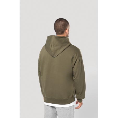 Sweatshirt à capuche molleton oversize unisexe