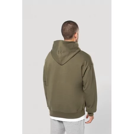 Sweatshirt à capuche molleton oversize unisexe