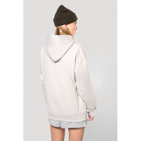 Sweatshirt à capuche molleton oversize unisexe