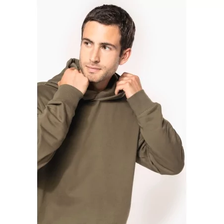 Sweatshirt à capuche molleton oversize unisexe