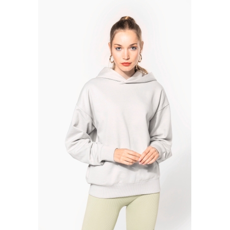 Sweatshirt à capuche molleton oversize unisexe