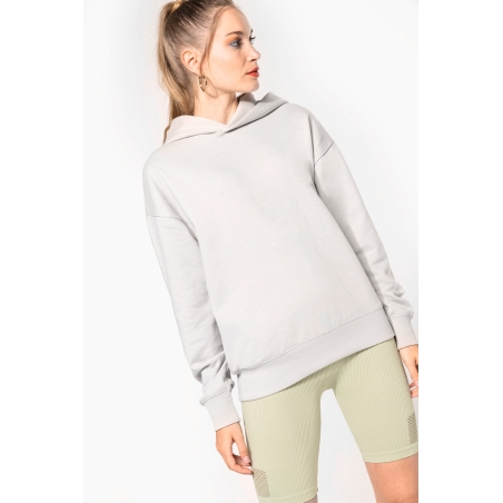 Sweatshirt à capuche molleton oversize unisexe