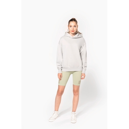Sweatshirt à capuche molleton oversize unisexe
