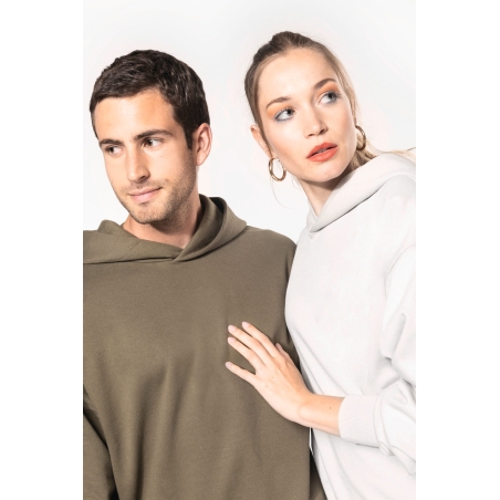 Sweatshirt à capuche molleton oversize unisexe