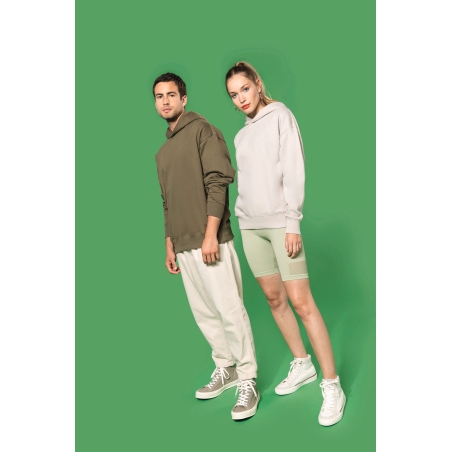 Sweatshirt à capuche molleton oversize unisexe