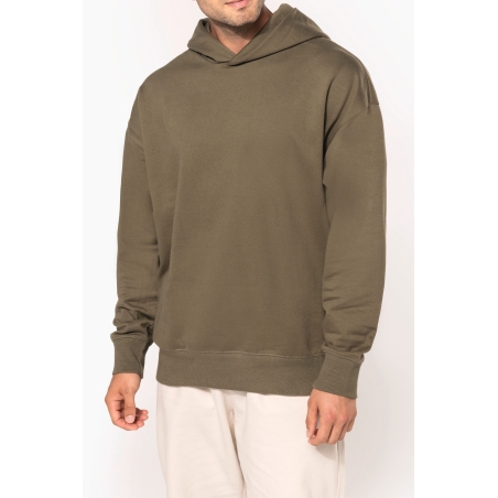 Sweatshirt à capuche molleton oversize unisexe