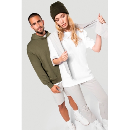 Sweatshirt à capuche molleton oversize unisexe