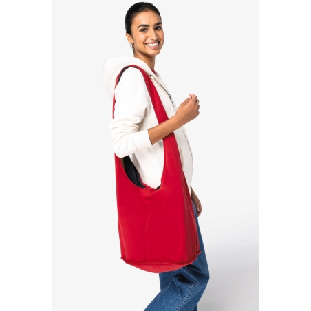 Sac bandoulière en molleton