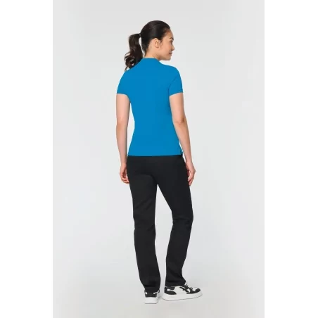 Polo manches courtes femme