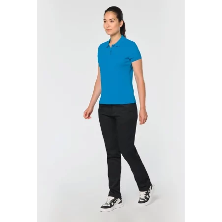 Polo manches courtes femme