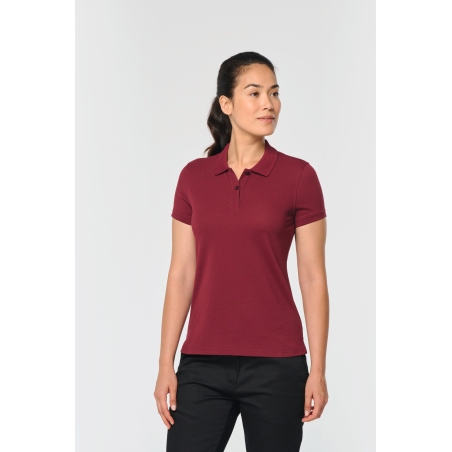 Polo manches courtes femme