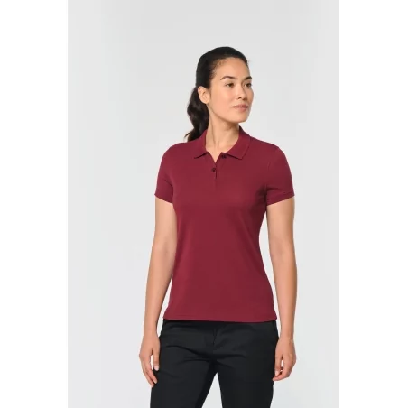 Polo manches courtes femme